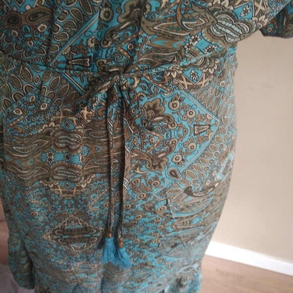 NWT silk wrap dress - Picture 3 of 6